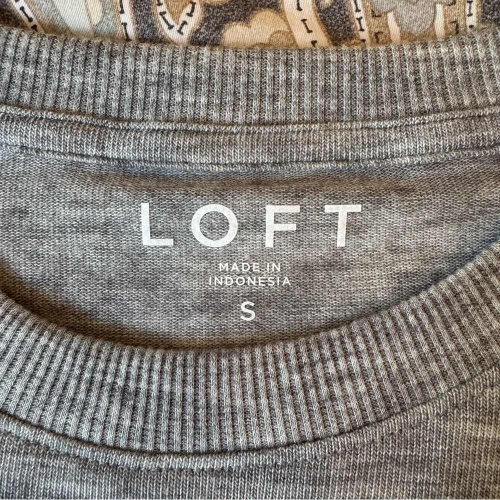LOFT Sweater Knit Long Sleeve Tee - Picture 2 of 6